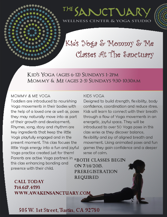 Mommy & Me & Kids Yoga Classes