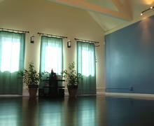 A Yoga instructor practicing a pose
